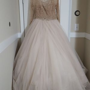 NWT Rose Gold wedding dress